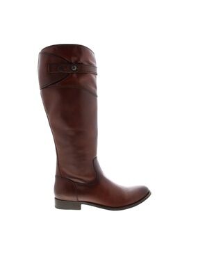 Frye Wine Molly Button Tall Boots